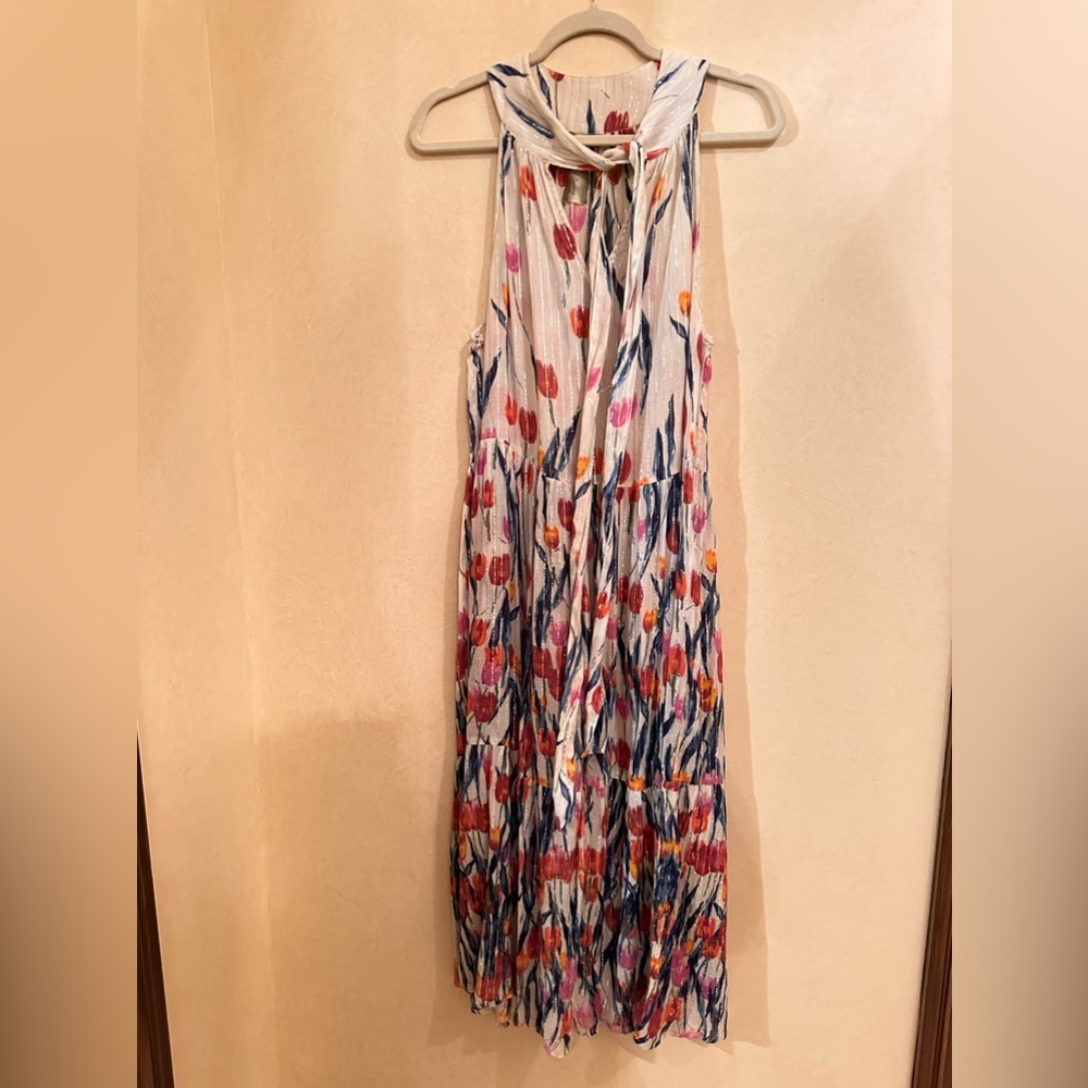Beautiful light fabric dress Medium made in India